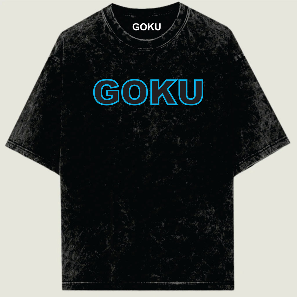 GOKU SUPER SAIYAN / ACID WASHED T SHIRT