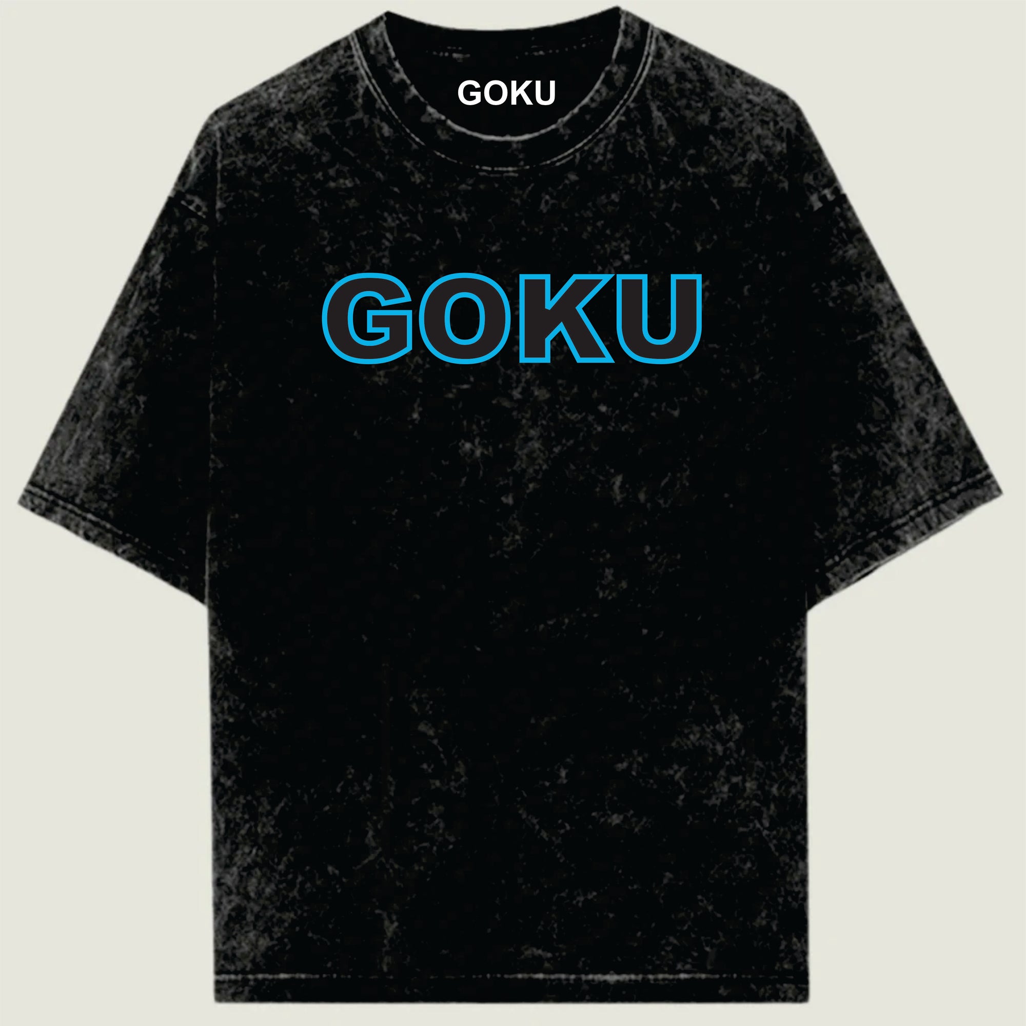 GOKU SUPER SAIYAN / ACID WASHED T SHIRT