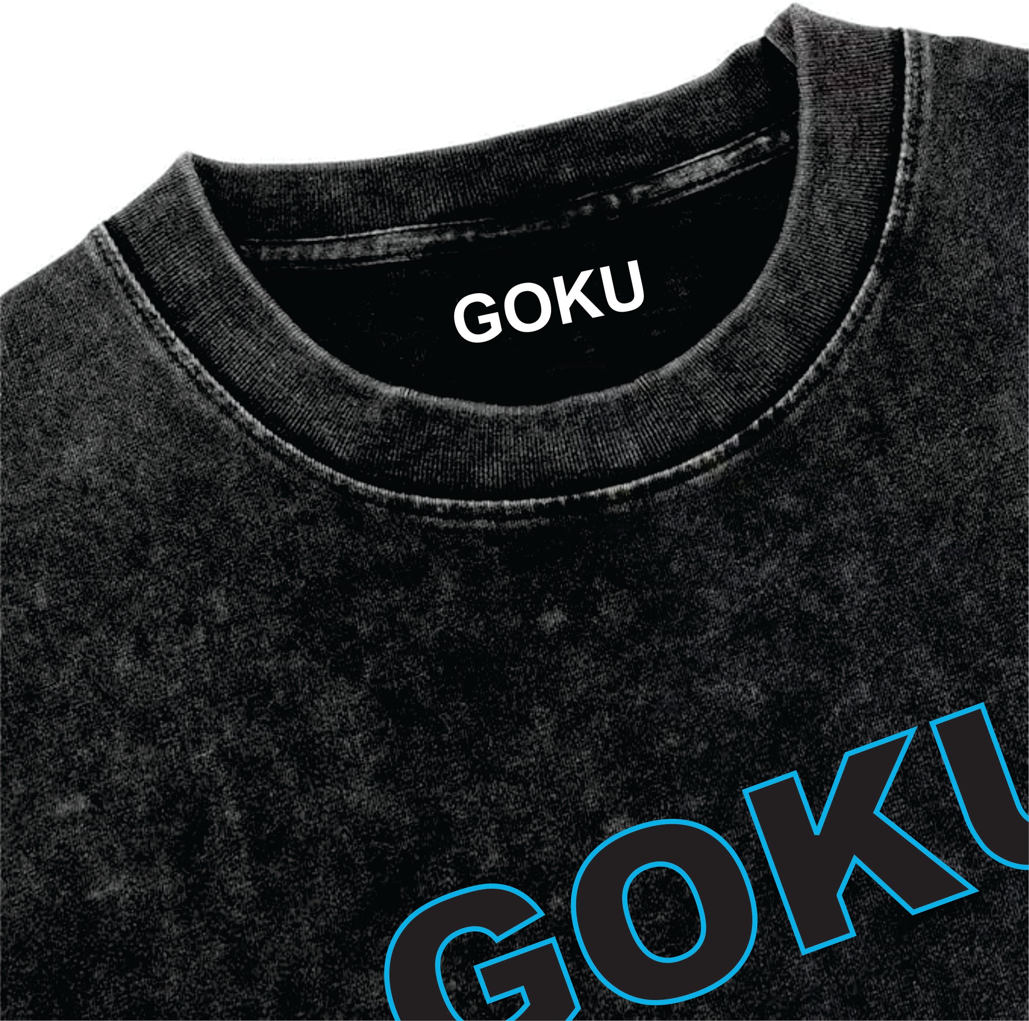 GOKU SUPER SAIYAN / ACID WASHED T SHIRT