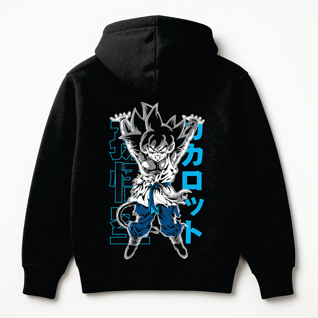 GOKU ANIME COTTON HOODIE / HD PRINT