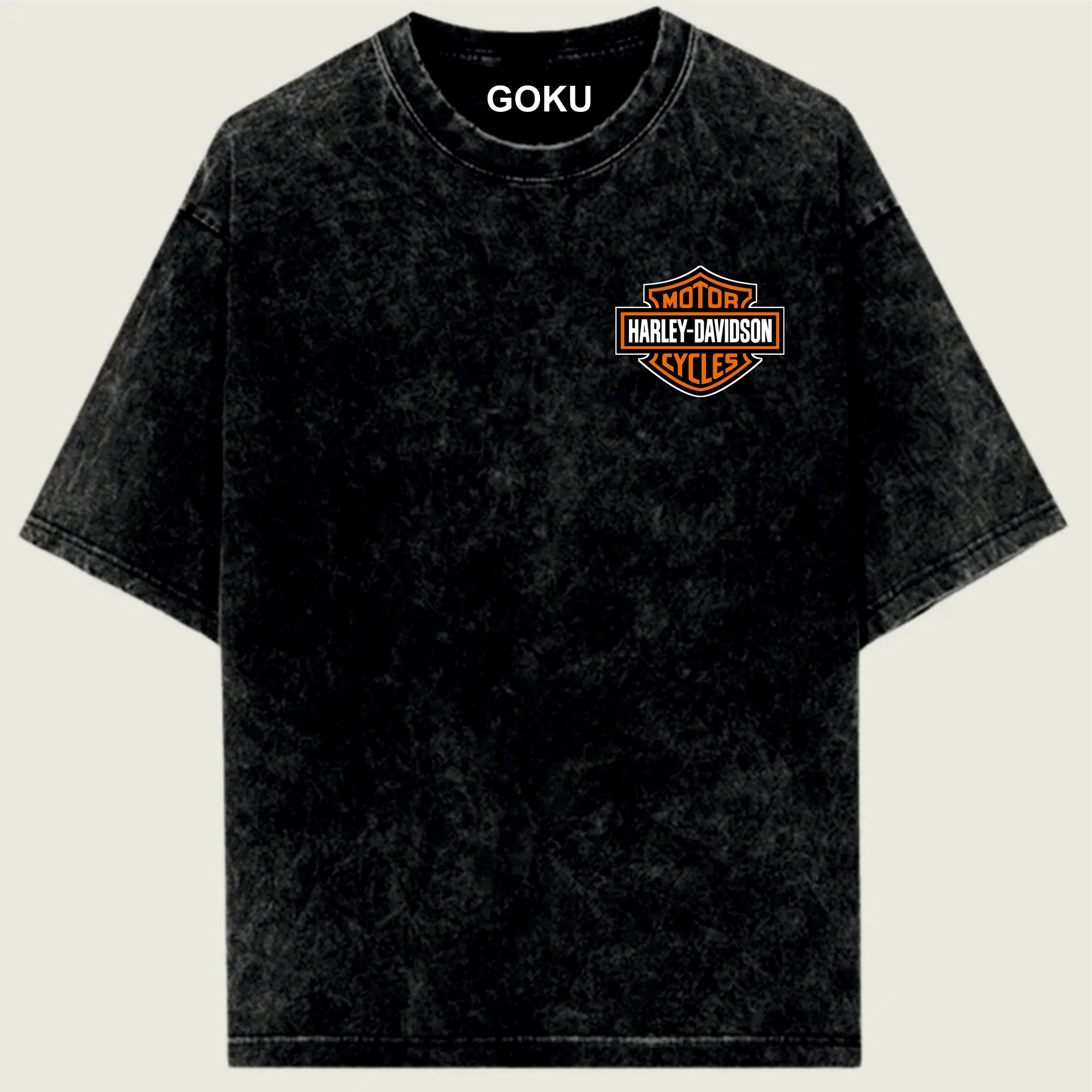 harley davilson acid washed t shirt