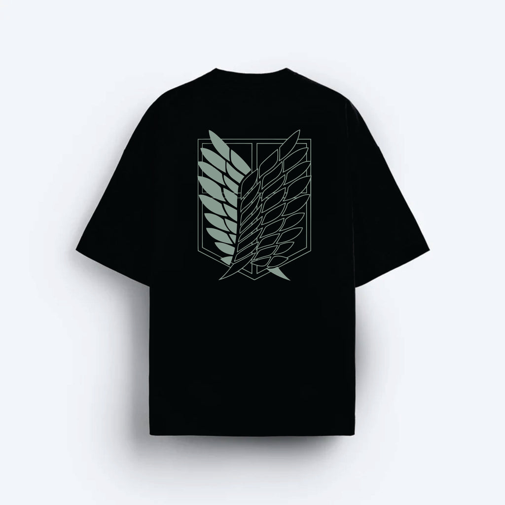WINGS OF FREEDOM / ATTACK ON TITAN / OVERSIZED T SHIRT