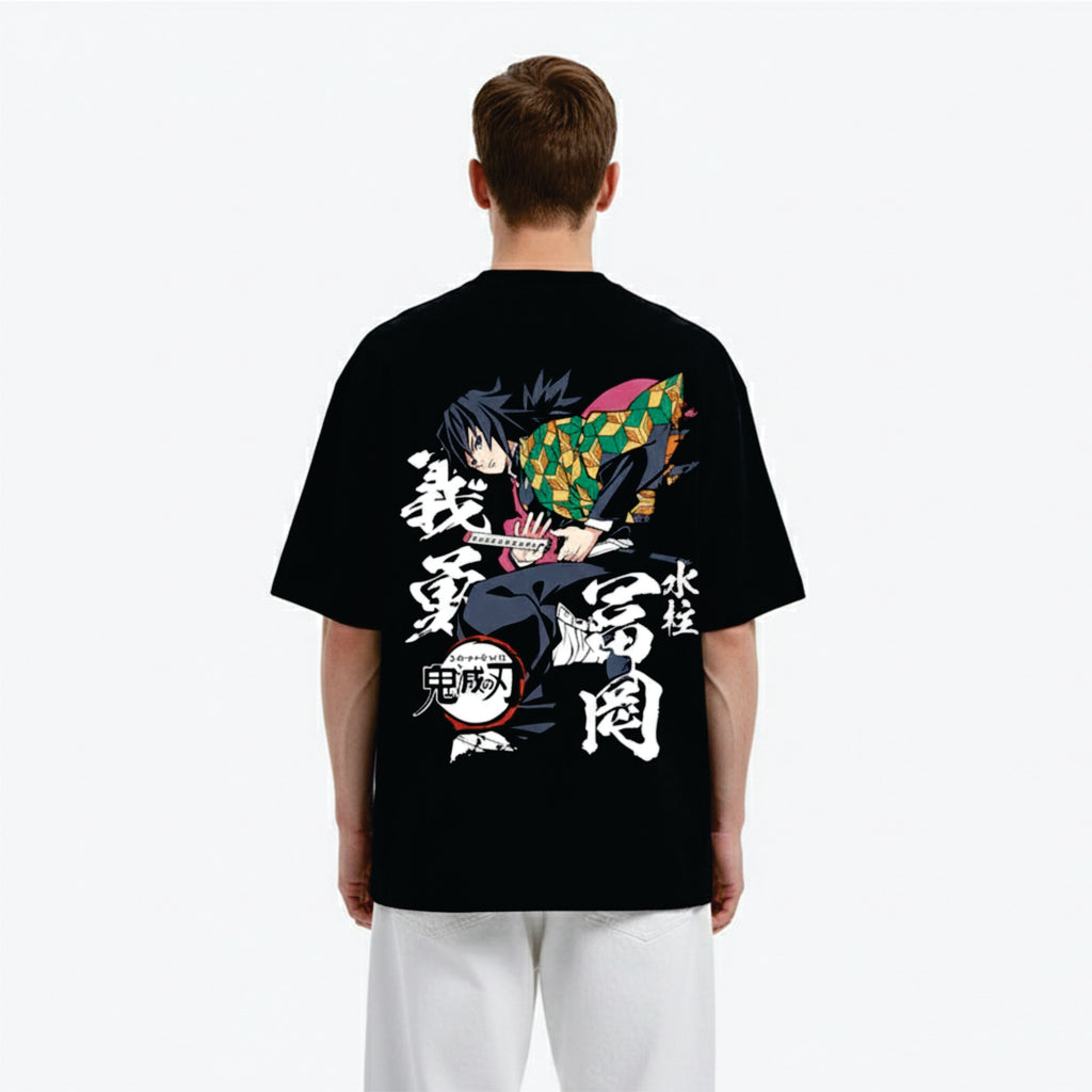 GIYU TOMIOKA DEMON SLAYER / OVERSIZED T-SHIRT