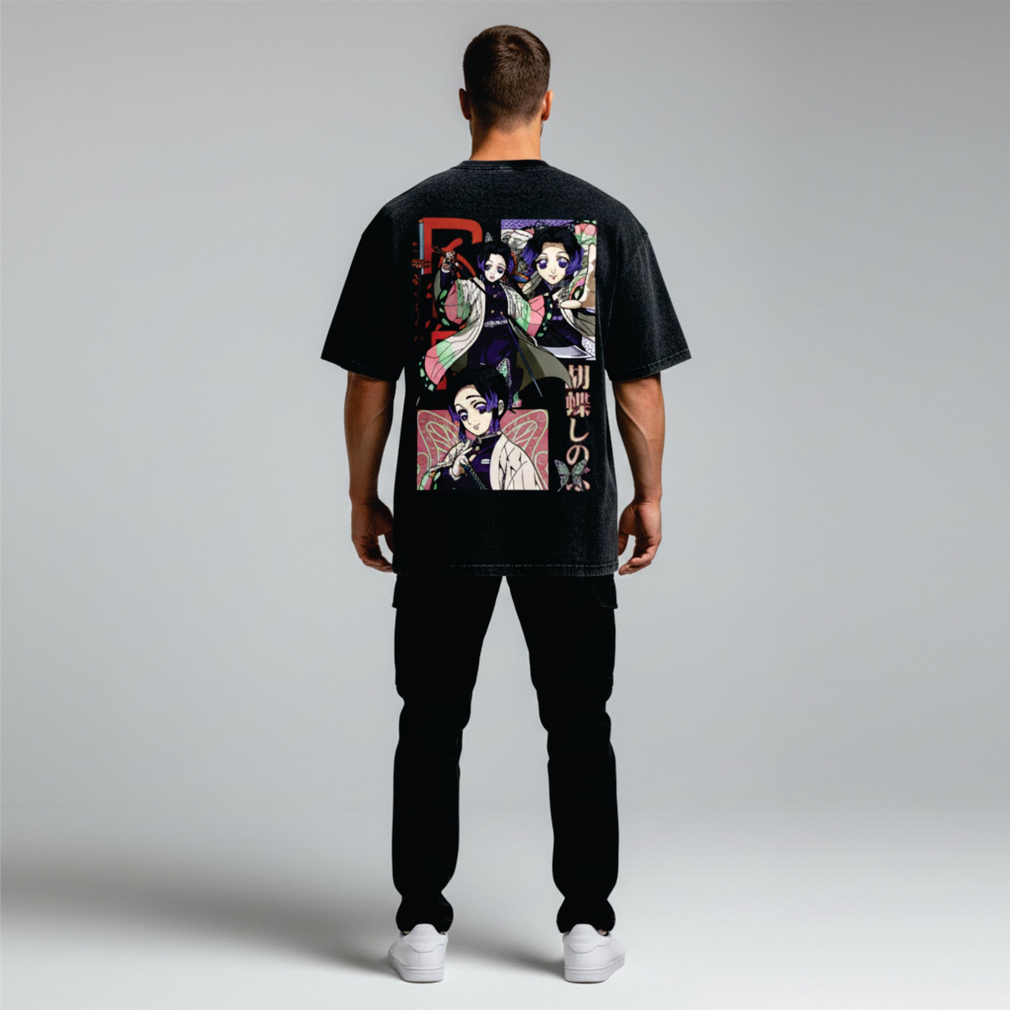 SHINOBO KOCHO / OVERSIZED ACIDWASHED T-SHIRT