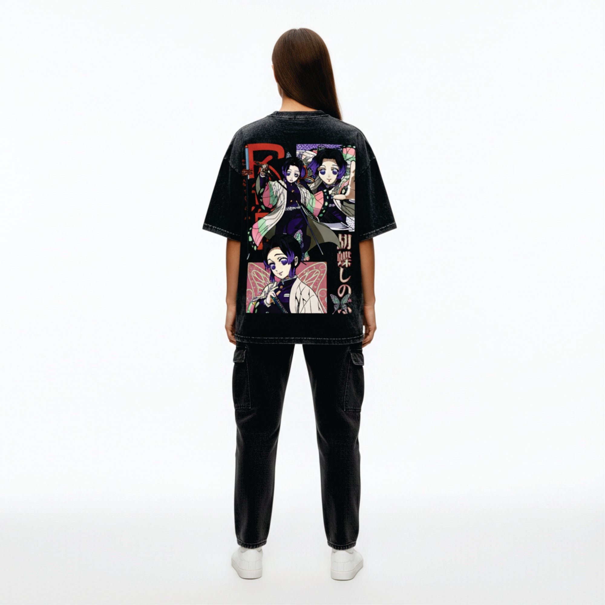 SHINOBO KOCHO / OVERSIZED ACIDWASHED T-SHIRT