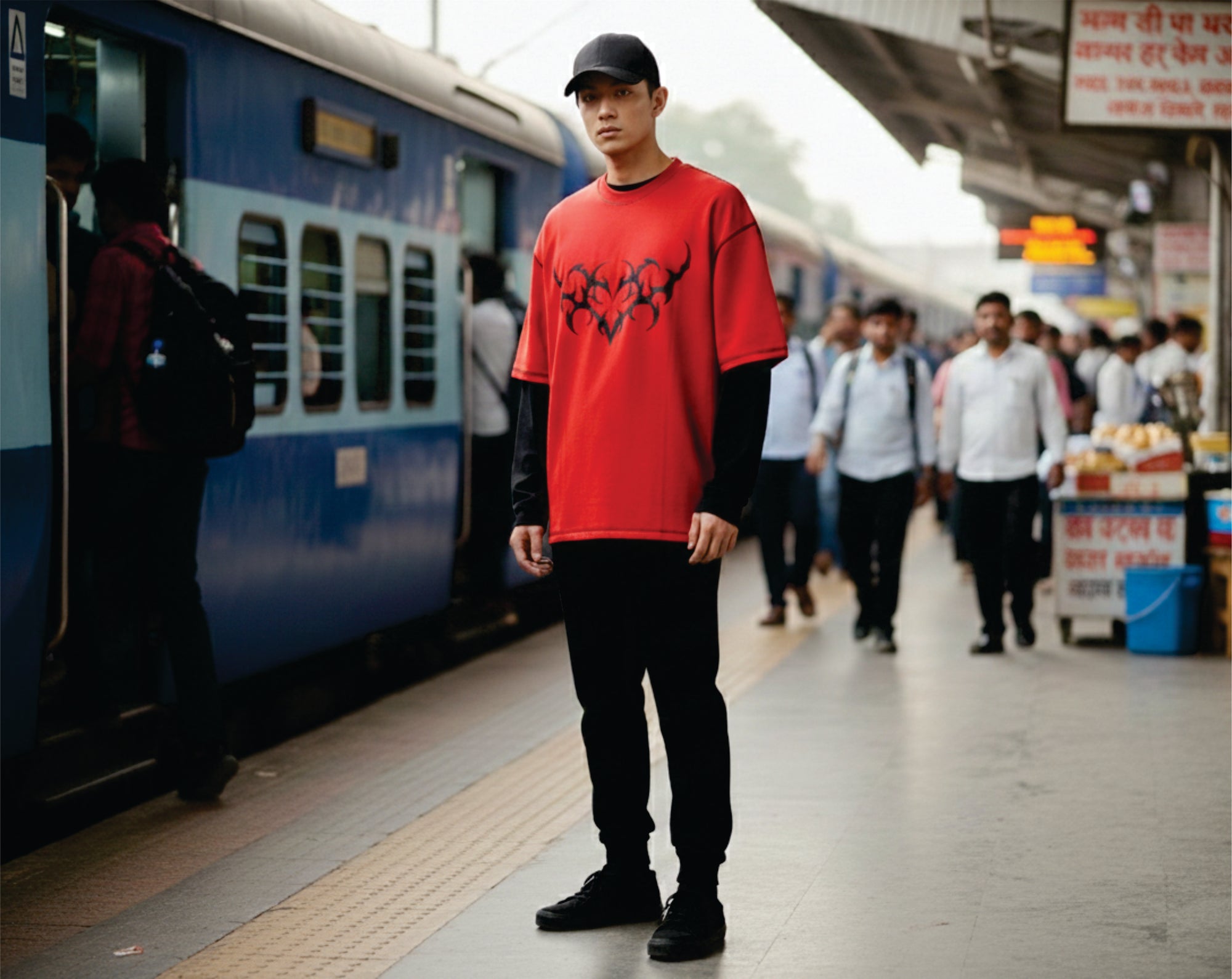 SWORDMAN / FULLSLEEVE OVERSIZED T SHIRT