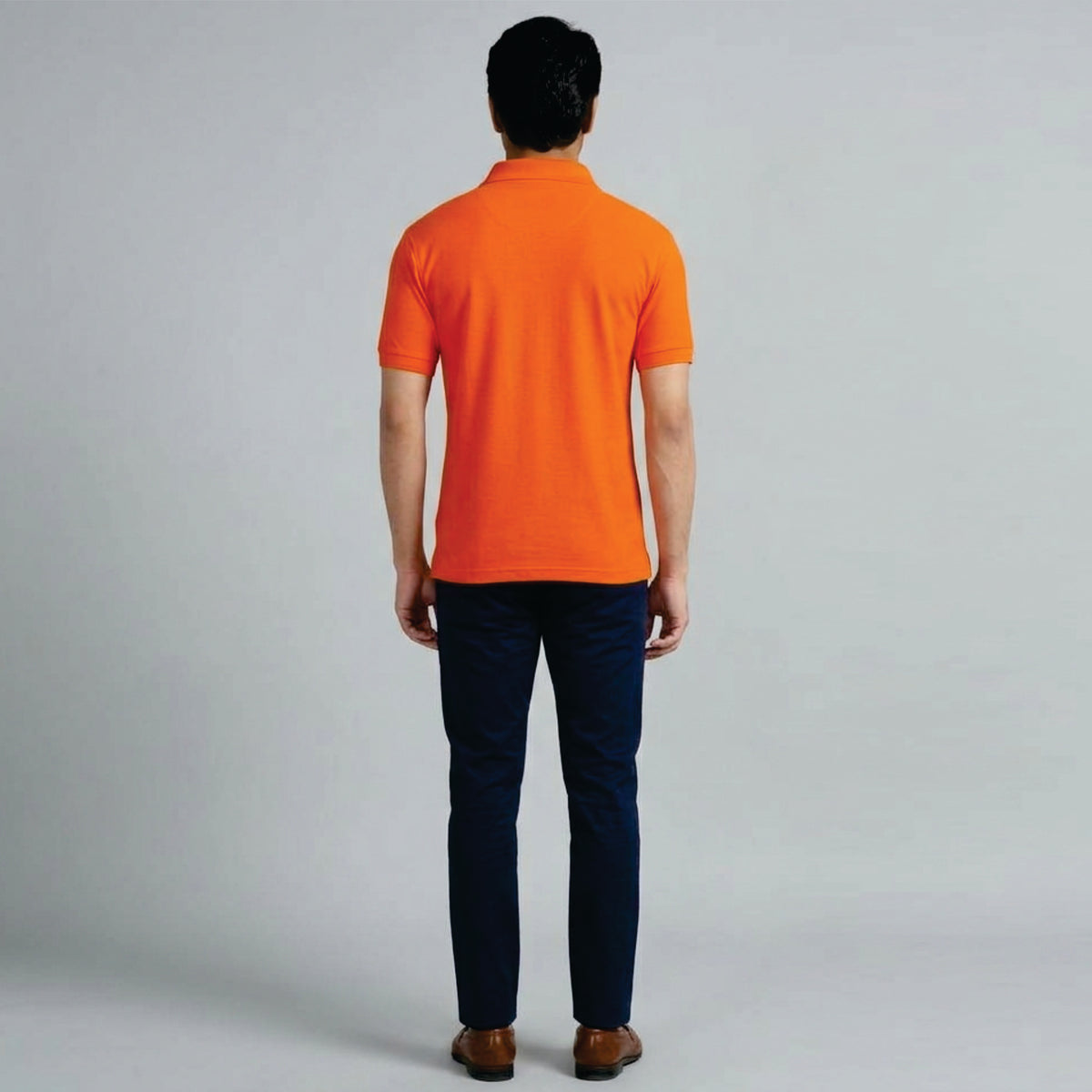 ORANGE POLO T SHIRT