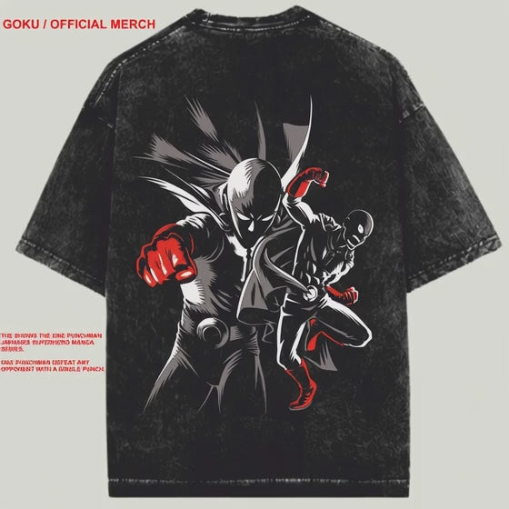 ONEPUNCH MAN / ACIDWASHED T-SHIRT