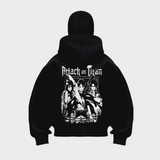 ATTACK ON TITAN / BALACLAVA ZIPPER HOODIE