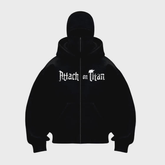 ATTACK ON TITAN / BALACLAVA ZIPPER HOODIE